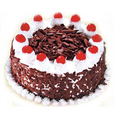 "Round shape Black forest Cake - 1kg (Bangalore Exclusives) - Click here to View more details about this Product